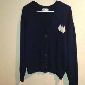 Vintage Elord Golf Cardigan V Neck Sweater S